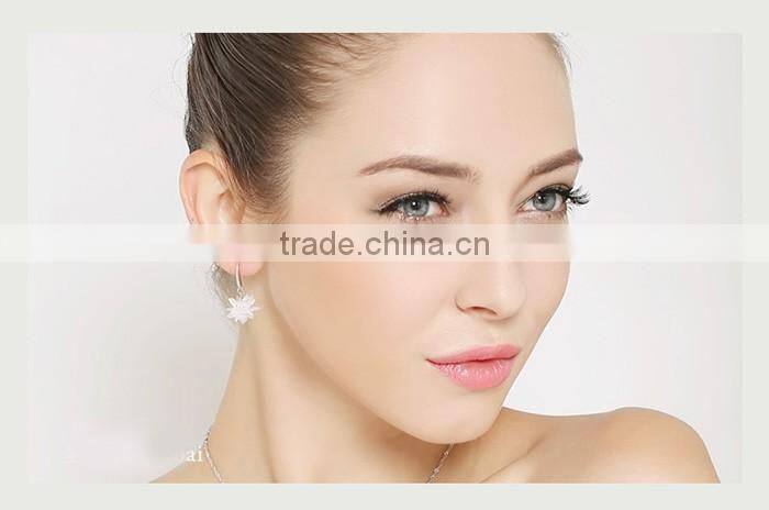 charming cz flower earring daily wear earrings for women and girls
