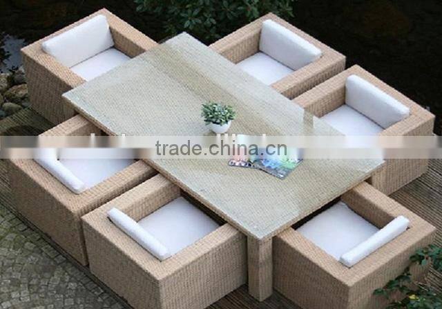 hot sale pe rattan garden art furniture