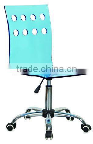 HG1211 clear acrylic bar stools with wheels