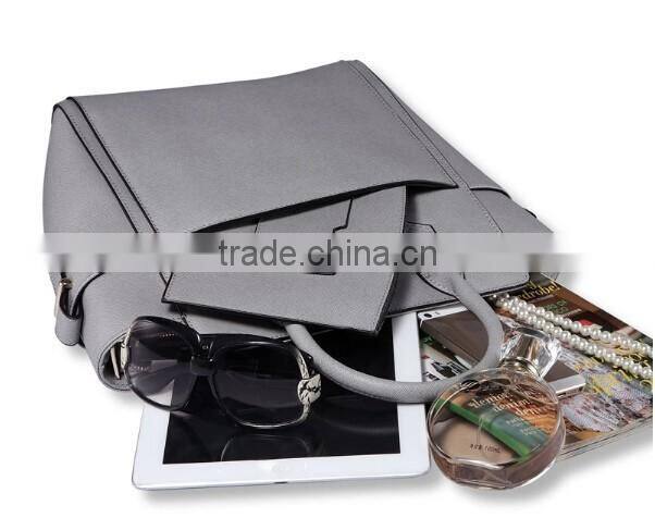 new arrival cross gain leather classic handbag for office lady