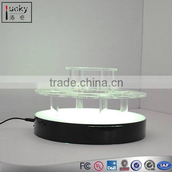 Hot Selling Bar or Kitchen Acrylic Wine bottle Desktop Display Stand