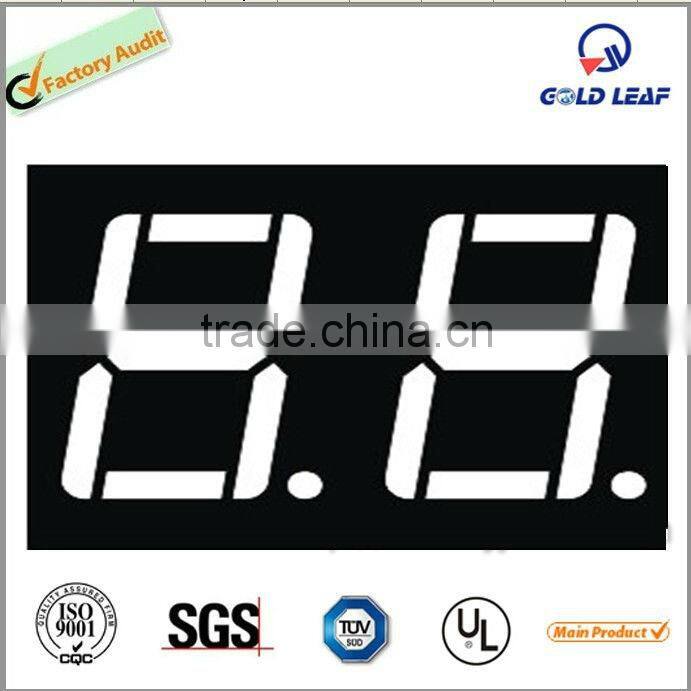 0.56 inch white color custom led 7 segment display