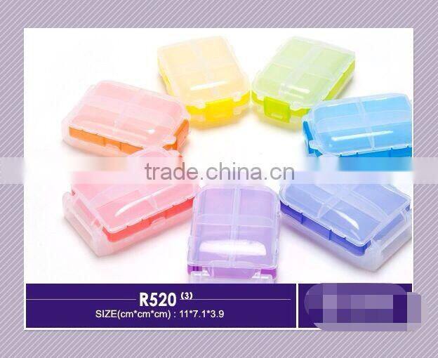 2015 hot style plastic pill box plastic pill container