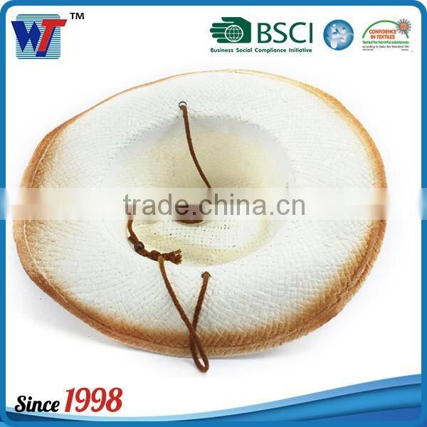 Wholesale Plain Straw denim Cowboy Hats