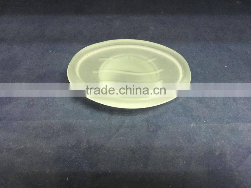 Wall Mounted Frosted Glass Soap Dish Box Wholesale