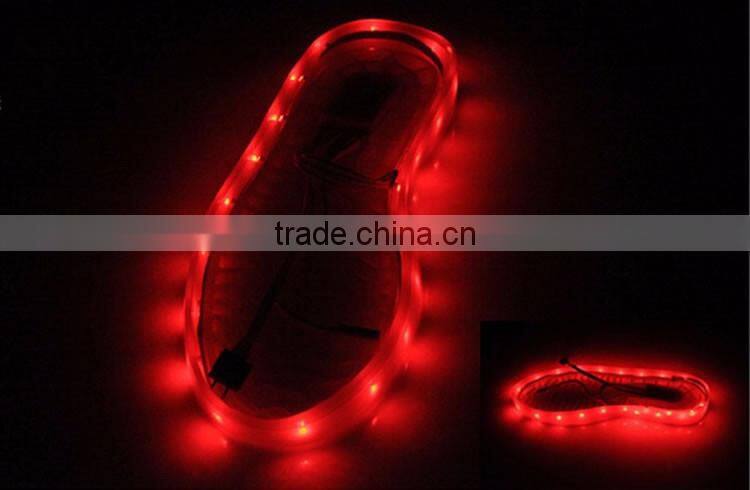 5v 24leds rechargable USB SMD3528 led shoes strip light