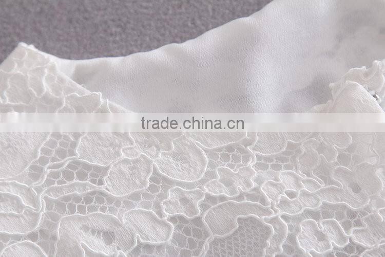 Wholesale Crochet Crop Top Design 2016 New Fashion Woman Lace Top