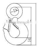 G80 EYE / CLEVIS SLNG HOOK WITH CAST LATCH