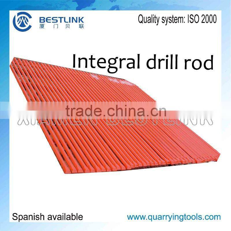 chisel type integral rod