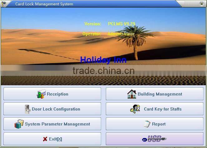New design electronic hotel rfid door lock with free software