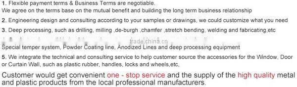 2016 new design Aluminum profiles for lamp shade