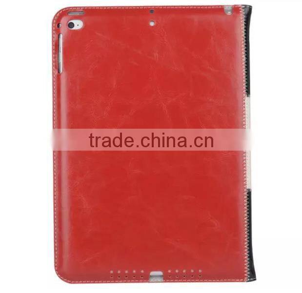 New premium handheld leather case for ipad mini, for ipad mini case, for mini ipad leather case with stand