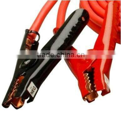 Heavy-Duty 4-Gauge Auto Battery Booster Cables with Polar Glo-Watt Clamps (20 Feet)
