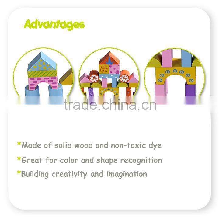 Girl Play Toy Wholesale Wood Blocks