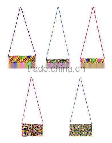 Latest 2015 Indian Banjara Clutch Bag/Vintage Banjara Bag tribal Emdroidered Hand Bag