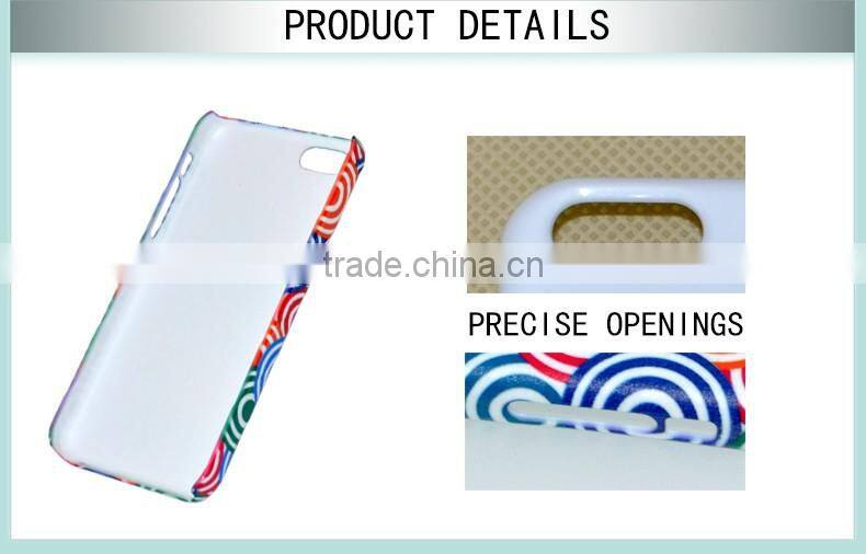 Wholesale customed 2D 3D blank sublimation phone cases for Iphone 5 C