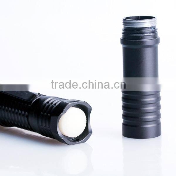 Removable 1AA or 2AA Batteries Powered High Power XP-E R2 LED Torch Light