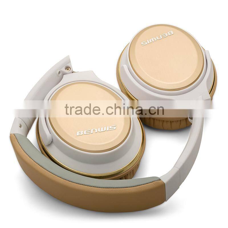 2015 BENWIS H800 wireless headset bluetooth HD stereo voice headphone/earphone with mic for mobile phone,computer