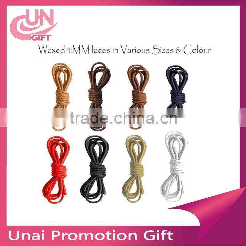 Custom colorful polyester ribbon shoelaces