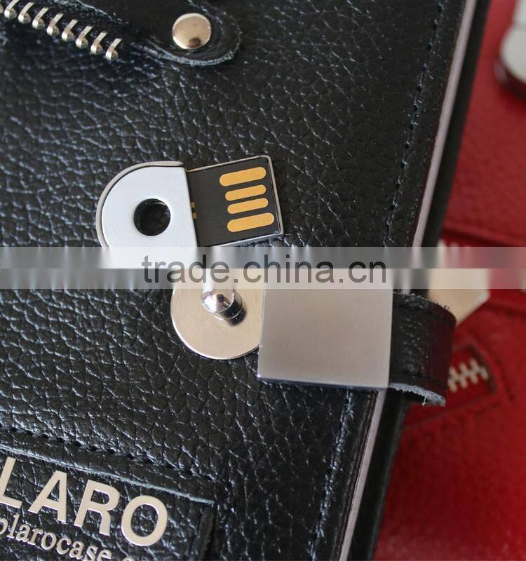 Plaro A6 Fashion multifunction notebook with USB notebook with zipper