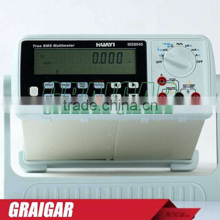 New High Accuracy Digital MultiMeter MS8040 Top Multimeter 6300 Counts with Large Display