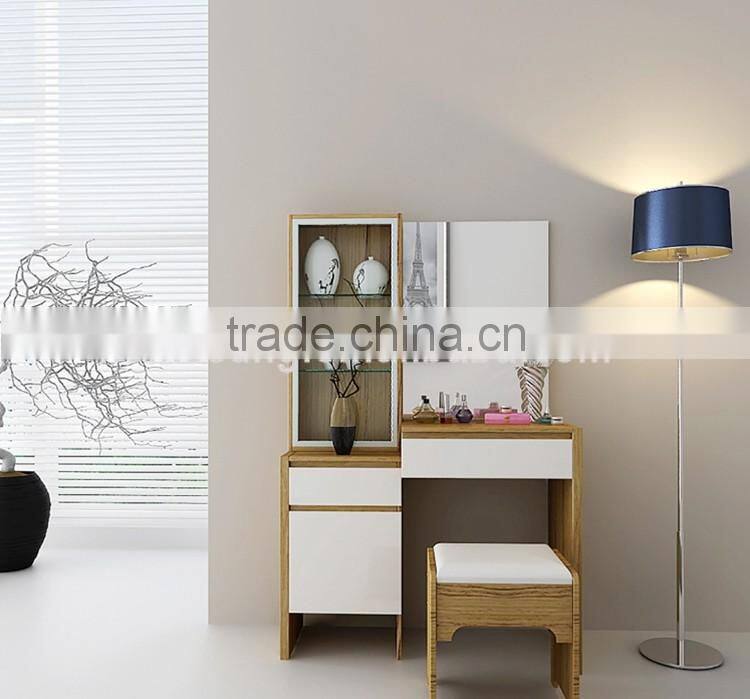 Simple Dressing Table Beauty Portable Dresser Storage With Mirror