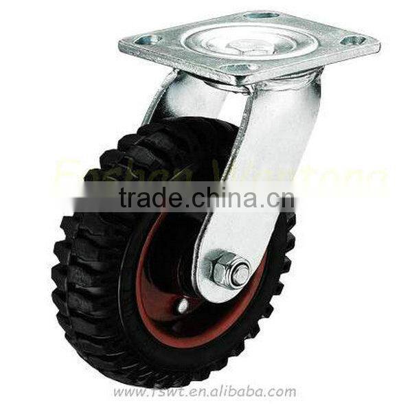 Heavy Duty Skid-resistant Flame Rubber Pulley Wheels