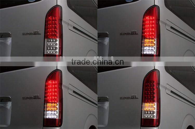 Red Full LED Light for Toyota Hiace 2005-2016 Regiusace KDH 200 van tail lamp exterior accessories