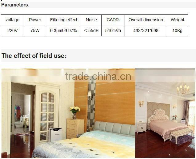 Desktop home air purifier TF500