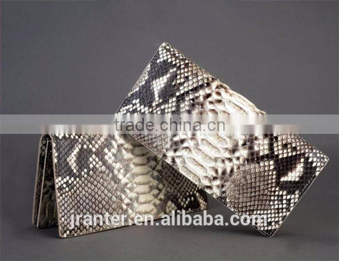 Wholesale classic real python snake skin lady clutch wallet,luxury fashion slim wallet for women