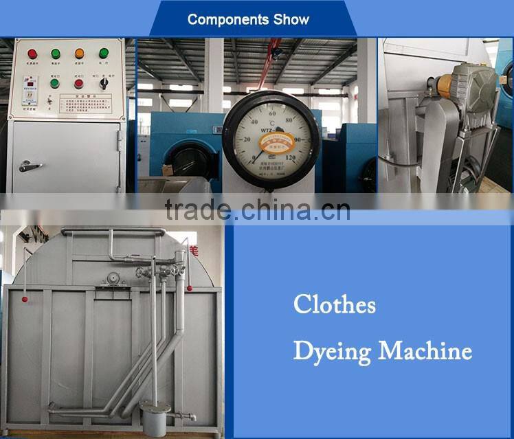 stainless steel washing and dyeing fabric machine