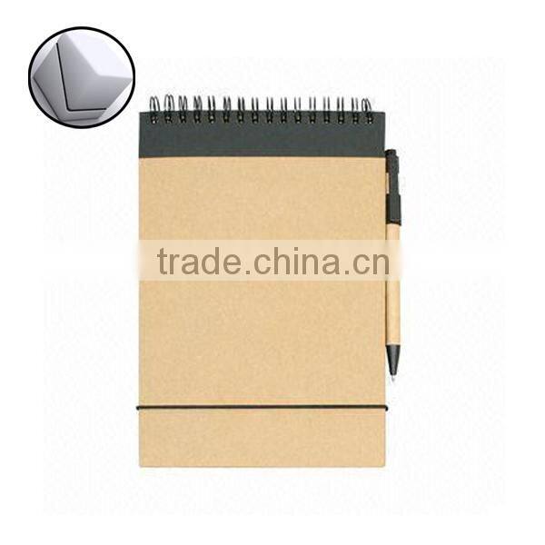 fashion custom brown paper notebook