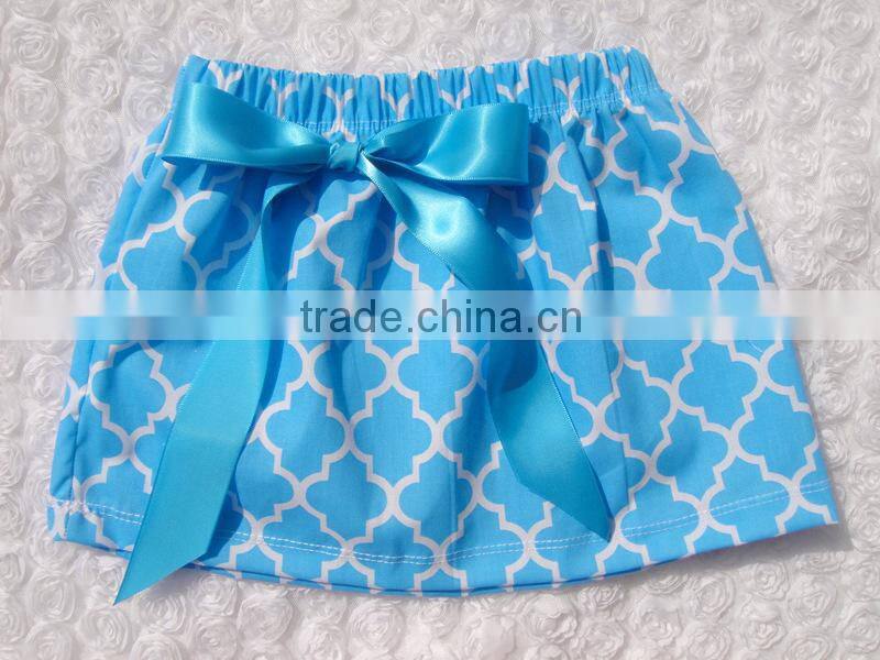 Kids Clothing Wholesale Cheap Red Cotton Skirt For Girl Fashion Quatrefoil Pettiskirts Skirt for Kids Young Girls Mini Skirt