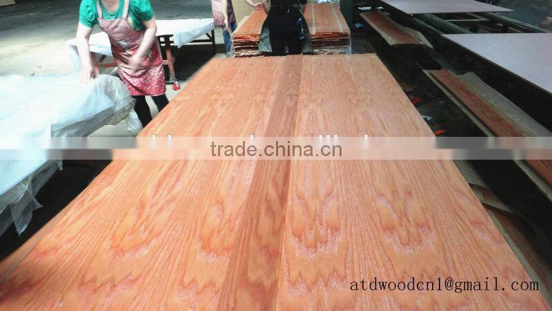 4x8 natural ash veneer mdf board from Linyi