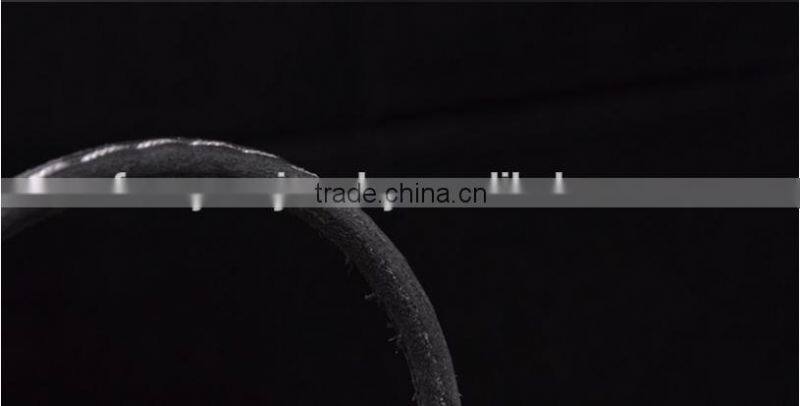 OEM High Quality 6mm Black Round Leather Cord For Bracelet