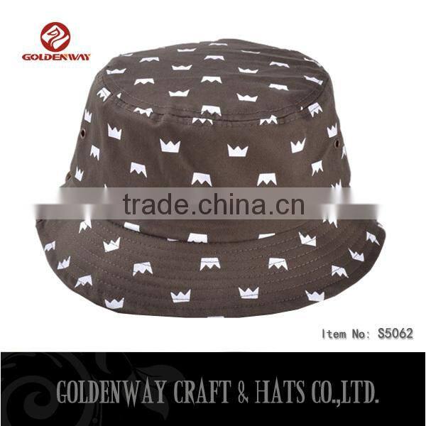 Cheap Men black Bucket hat and cap