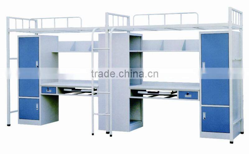 Factory direct sale bunk beds with study table