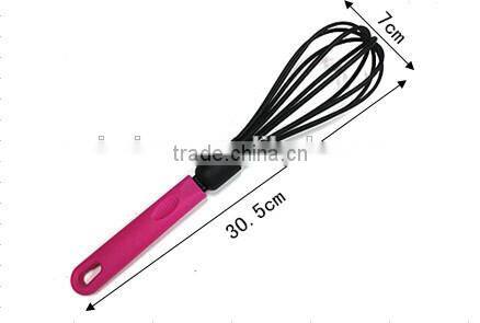 Nylon elevated kitchen tools/Household cooking ware/Nylon kitchenware/rose Eco-Friendly Nylon spoon NL38