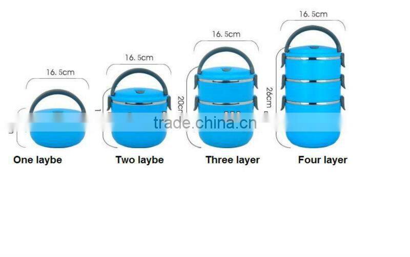 three layer lunch box