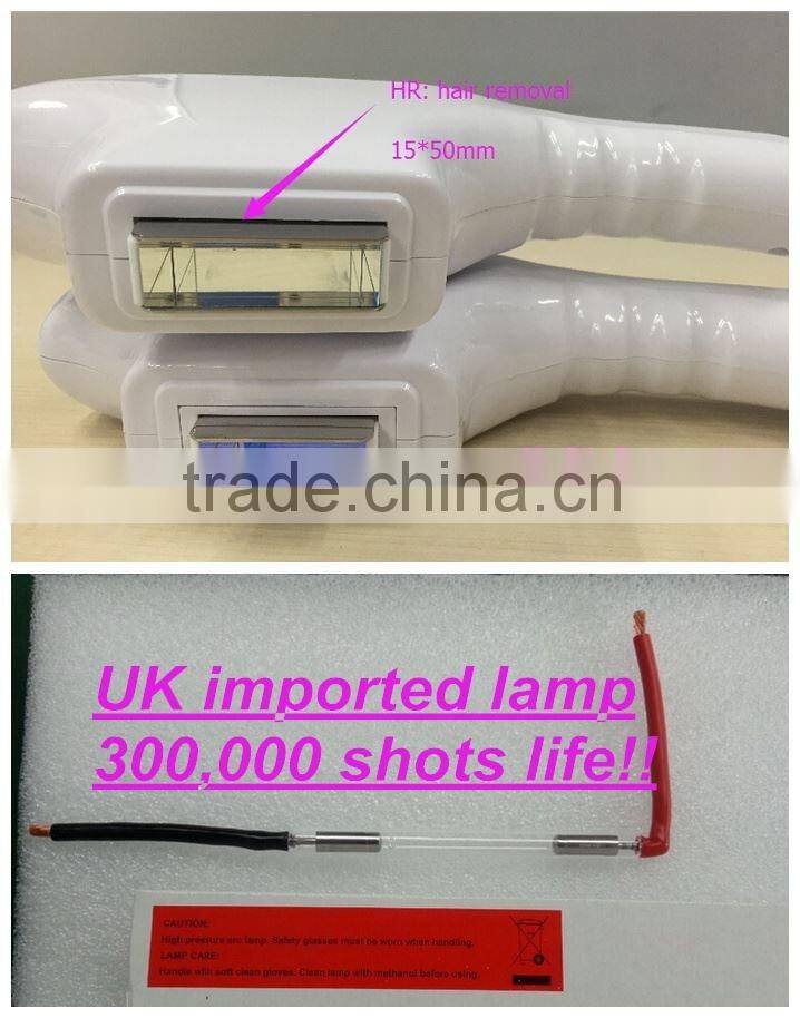 Painfree Best SHR IPL E-light Laser Hair Removal Machine For Skin Rejuvenation Hair removal Acne Clearance for sale