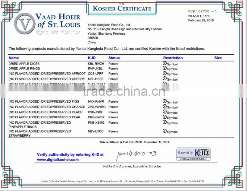 Dehydrated cherry/Preserved cherries/Chinese Dried cherry