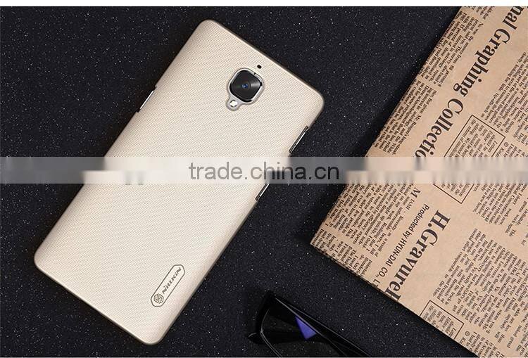 2016 ORIGINAL Nillkin Super Frosted Shield Case Back Cover For OnePlus 3 High Quality BACK COVER FREE LCD PROTECTOR INSIDE