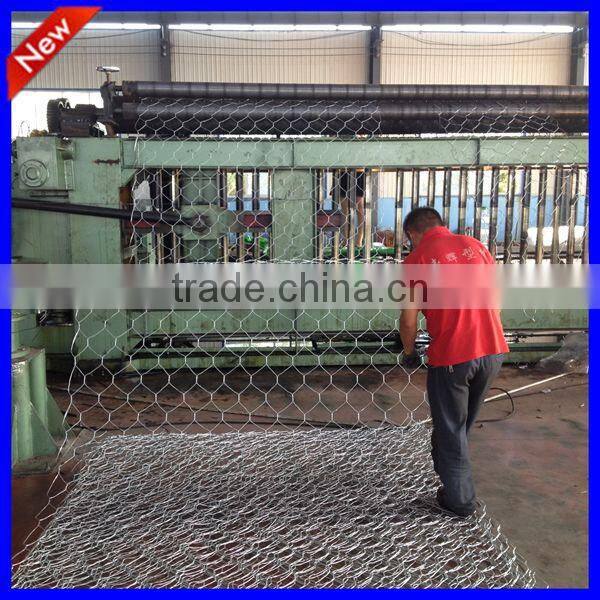 SGS test gabion cage / high zinc coated gabion box / hexagonal mesh