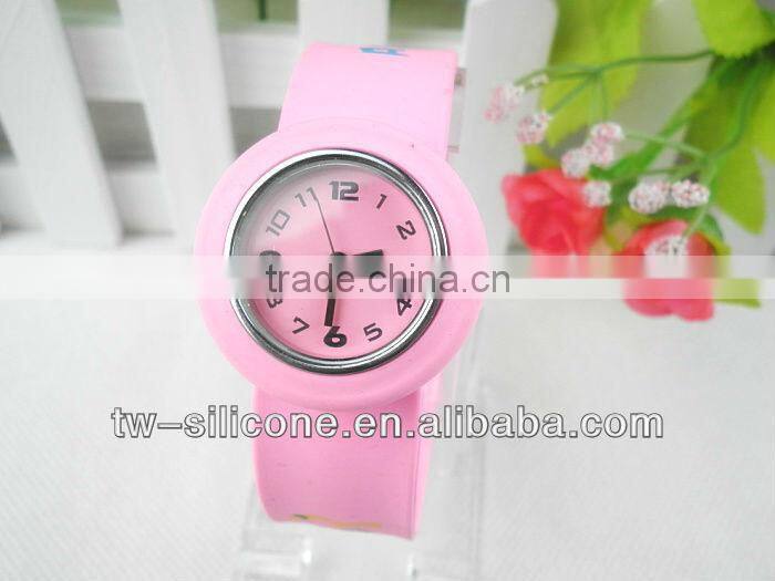 cheap silicon rubber colorful watch