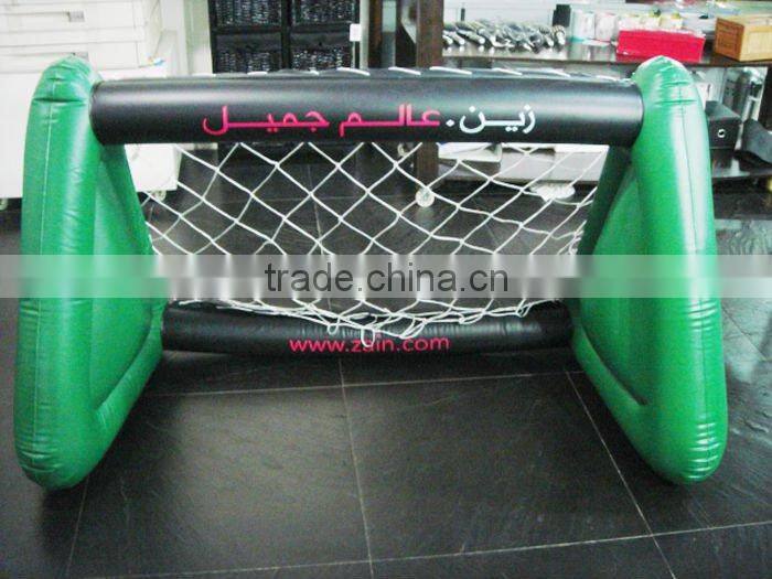 inflatable football and goal