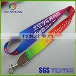cheap custom dye sublimation anime lanyard keychains