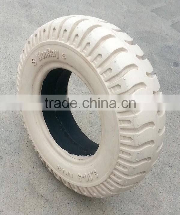 solid tire 300-5 rubber wheels 300-5 / 2.15 for trailer industrial cart utility cart with ISO certificate