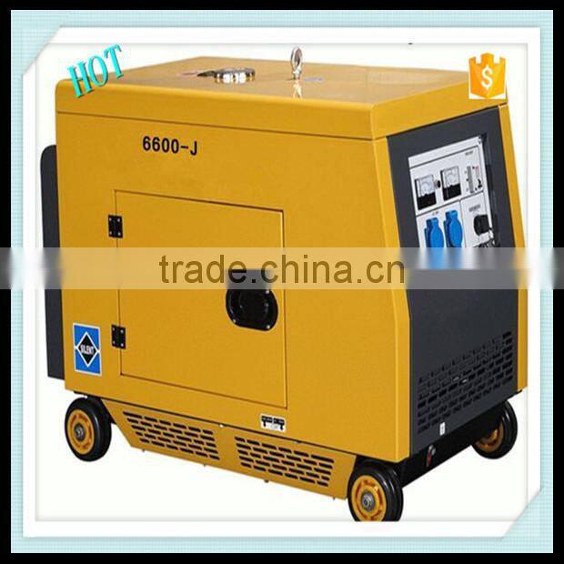 2015 Wholesale 5kw 7hp 6600-J Silent Diesel Generator For Sale
