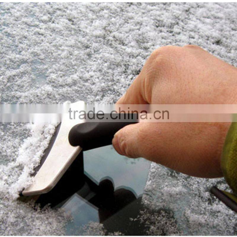 Black Mini Vehicle Car Ice Shovel Emergency Scraper Removal Snow Auto Clean Tool