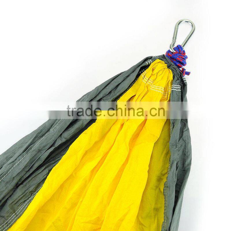 2017 best selling Outdoor Double Person Portable Nylon Fabric Hammock